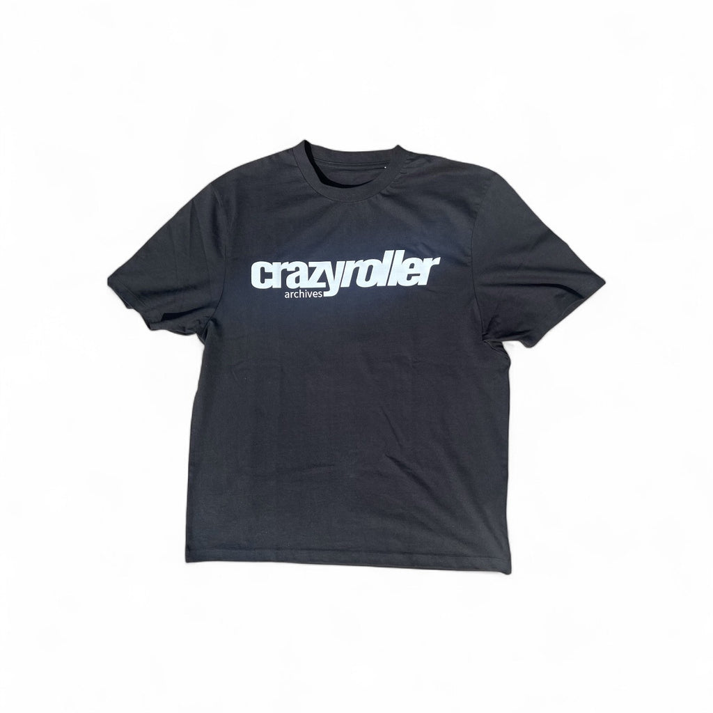 Tee Shirt CrazyRoller archives BIG LOGO Noir et Blanc.